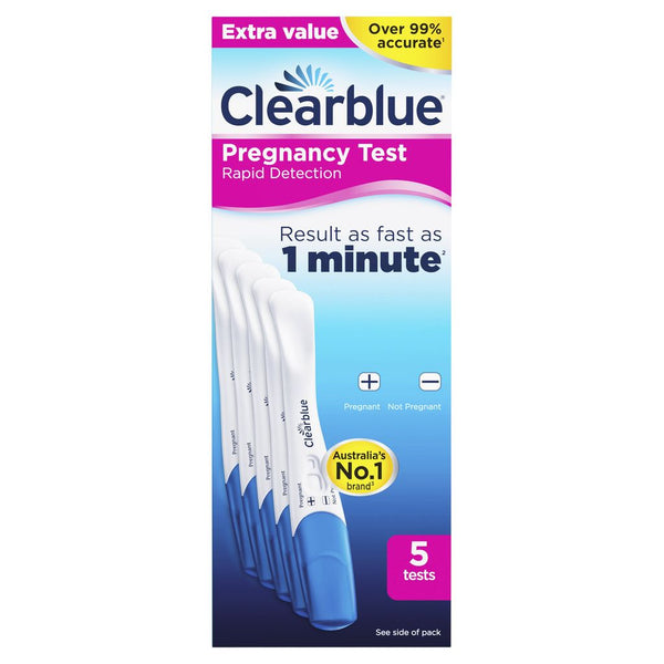 Clearblue Visible Rapid Detection Test 5 Pack