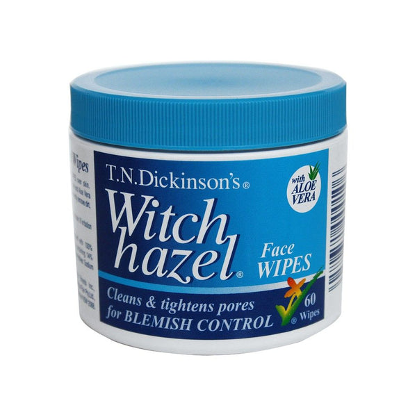 T. N Dickinson's Witch Hazel Face Wipes 60 Wipes