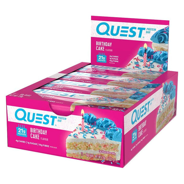 Quest Bars Birthday Cake 60g x 12