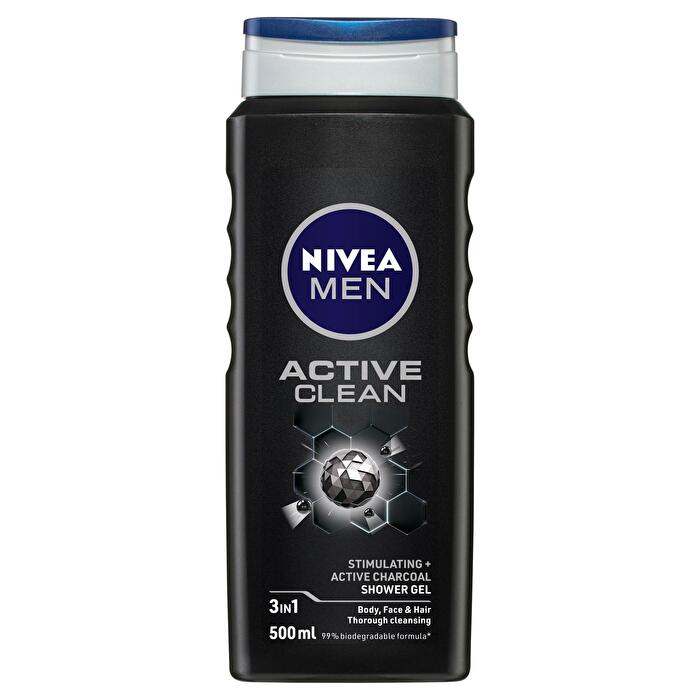 Nivea Men Shower Gel Active Clean 500ml/16.9oz