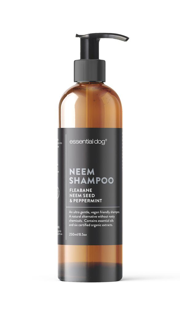 Essential Dog Shampoo Neem Seed, Fleabane & Peppermint 250ml