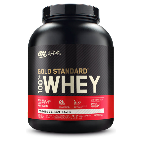 Optimum Nutrition Gold Standard 100% Whey 2.27kg- Cookies & Cream