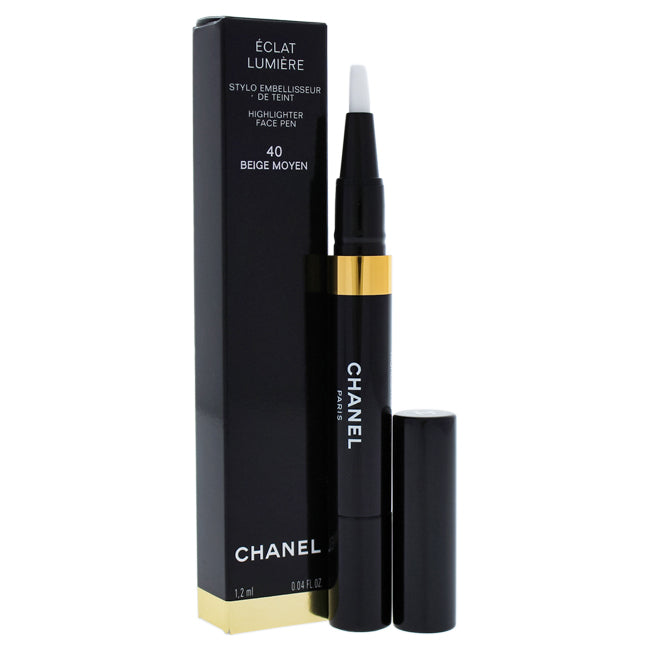Chanel Eclat Lumiere Highlighter Face Pen - 40 Beige Moyen by Chanel for  Women - 0.04 oz Highlighter