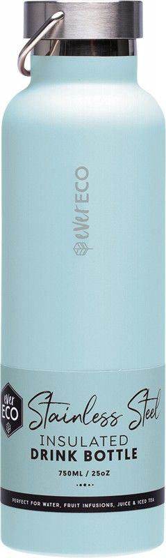 Ever Eco Insulated Stainless Steel Bottle Positano Blue 750ml