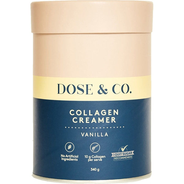 Dose & Co Vanilla Collagen Creamer 340g