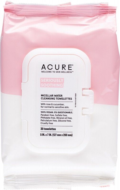 ACURE Seriously Soothing Micellar Water Towelettes X30