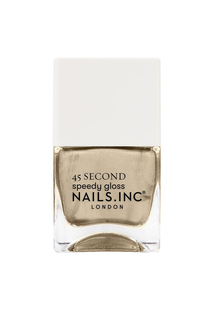 Nails Inc 45 Sekunden Speedy Gloss Nagellack – Farbe „Finde Mich In Fulham“, 14 Ml, Schnelltrocknend & Nagelstärkend