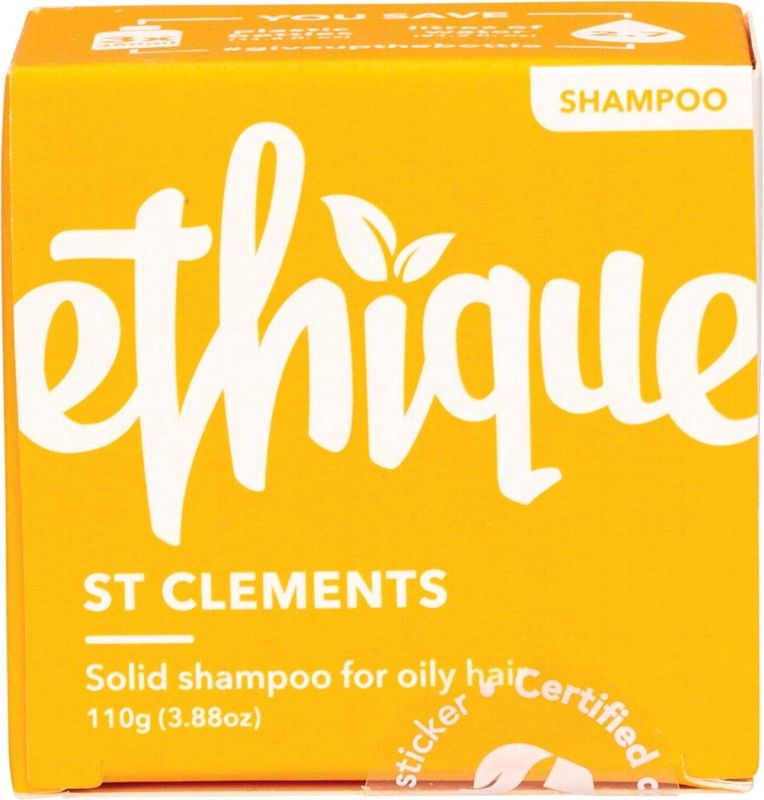 Ethique Solid Shampoo Bar St Clements Oily Hair 110g