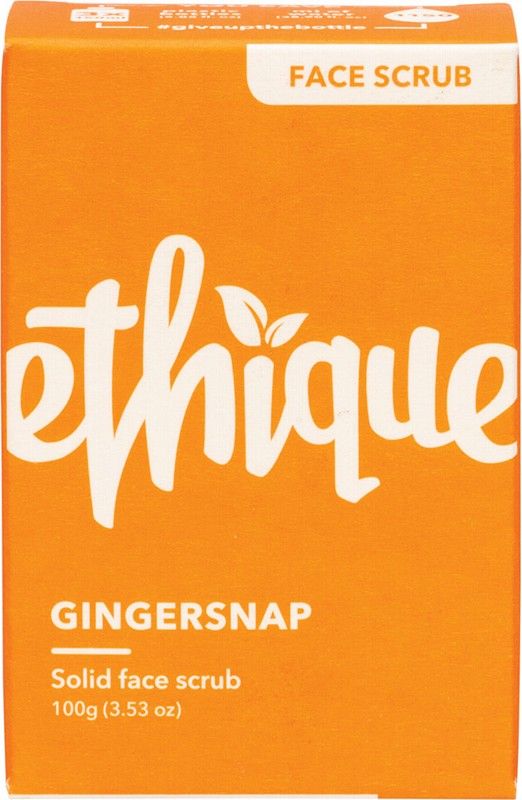 Ethique Solid Face Scrub Bar Gingersnap 100g