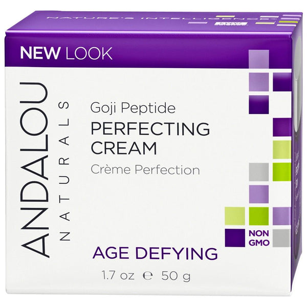 Andalou Naturals Age Defying Goji Peptide Perfecting Cream 50g