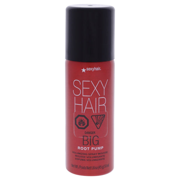 Sexy Hair Big Sexy Root Pump Spray Mousse by Sexy Hair for Unisex - 1.6 oz Spray