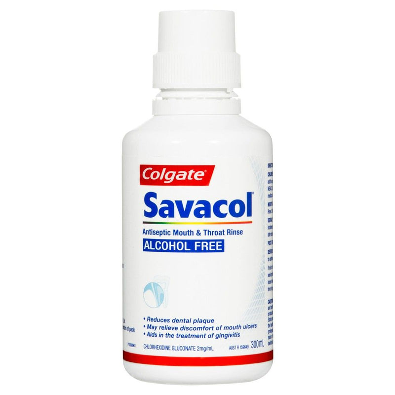 Colgate Savacol Mouthwash Alcohol Free 300ml