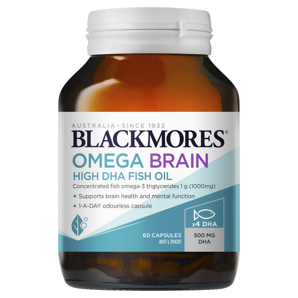 Blackmores Omega Brain Health 60 Capsules