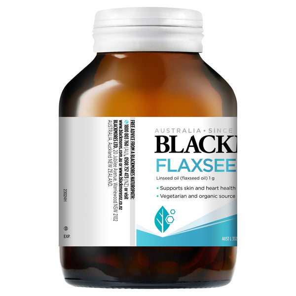 Blackmores Flaxseed Oil 1000mg 100 Vegetarian Capsules