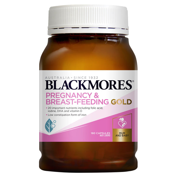Blackmores Pregnancy And Breastfeeding Gold 180 Capsules