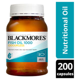 Blackmores Odourless Fish Oil 1000mg 200 Capsules