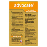 Advocate Cat 0-4 kg Small 3s