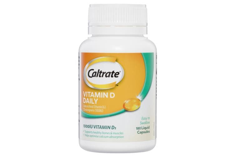 Caltrate Vitamin D 180 Capsules