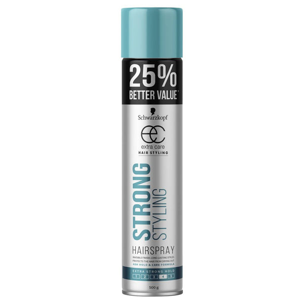 Schwarzkopf Extra Care Strong Styling Hairspray Bonus 500g