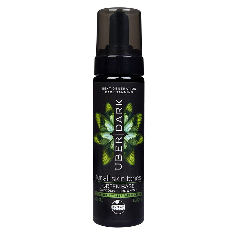 Le Tan Uber Dark Self Tanning Foam 200mL - Green Base