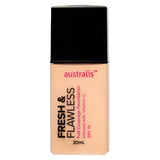 Australis Fresh & Flawless Foundation 30ml Almond