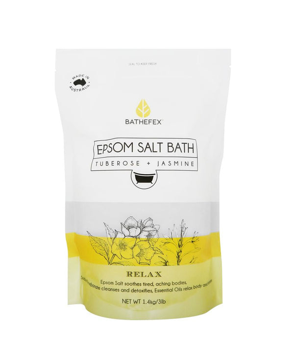 Bathefex Epsom Salts Bath 1.4 kg - Tuberose + Jasmine