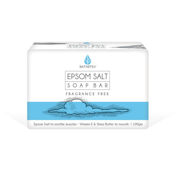 Bathefex Epsom Salts Soap Bar - Fragrance Free