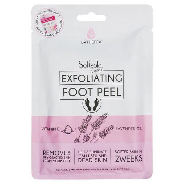 Bathefex Softsole Express Exfoliating Foot Peel 1Pc