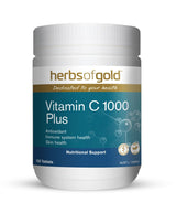 Herbs of Gold Vitamin C 1000 Plus 120 Tablets