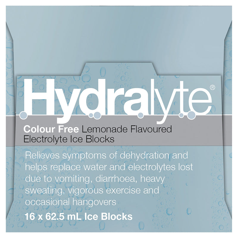 Hydralyte Ice Blocks Lemonade 16