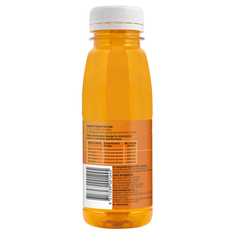 Hydralyte Liquid Orange 250ml
