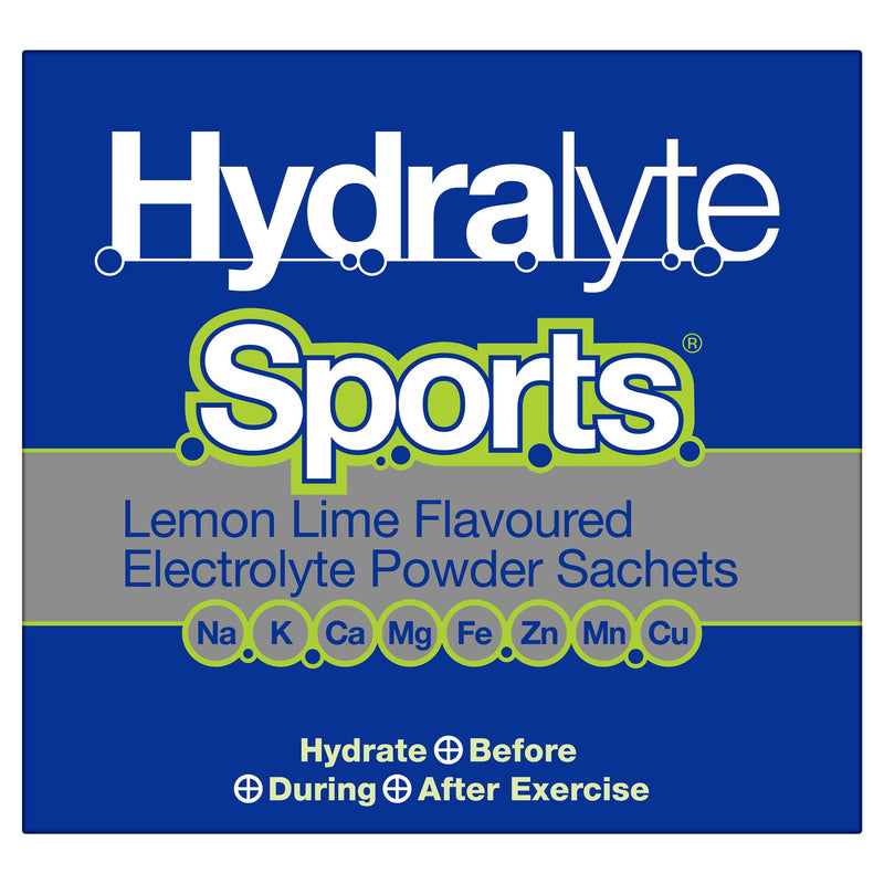 Hydralyte Sports Lemon/Lime 17.9g 12 Pack