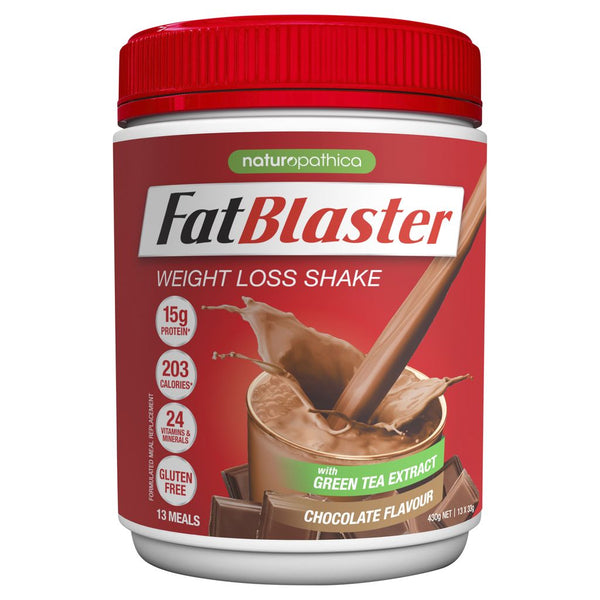 Naturopathica Fatblaster Chocolate Shake 30% Less Sugar 430g