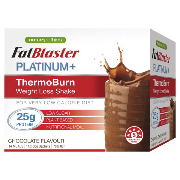 Naturopathica Fatblaster Platinum+Chocolate Shake 14X50g