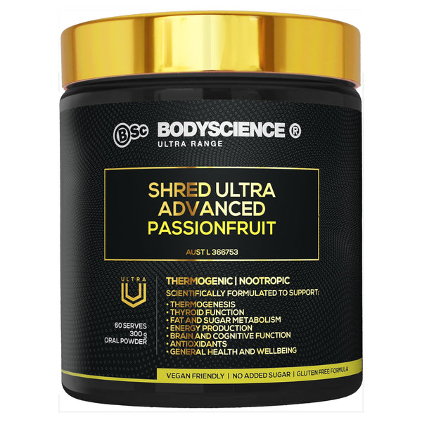 Body Science Shred Ultra Advanced 300g - Passionfruit