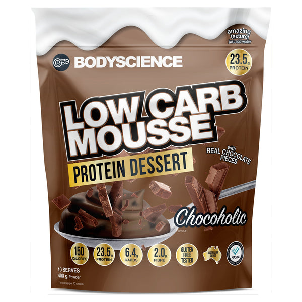 Body Science Low Carb Mousse Protein Dessert 400g - Chocolate