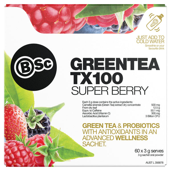 Body Science Green Tea TX100 Super Berry 60X3g