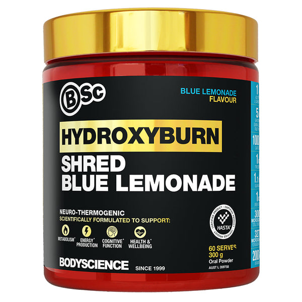 Body Science Hydroxyburn Shred Blue Lemonade 300g