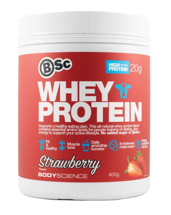 Body Science Whey Protein Strawberry 400g