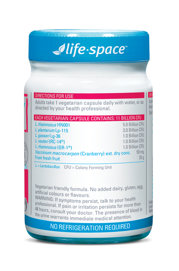 Life-Space Urogen Probiotic For Women With Cranberry 60 Hard Capsules