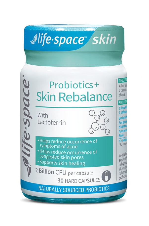 Life-Space Probiotic + Skin Rebalance 30 Capsules