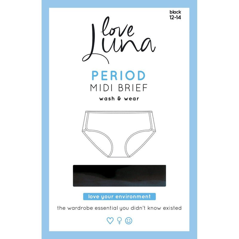 Love Luna LBL Midi Brief Size 12-14