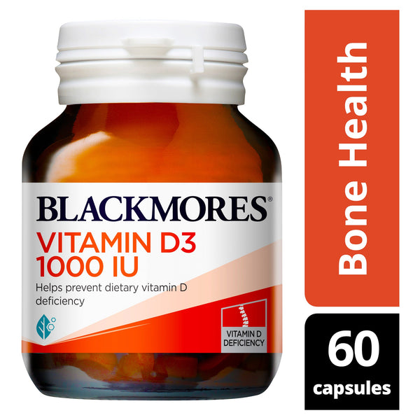 Blackmores Vitamin D3 1000Iu 60 Capsules