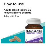Blackmores Tranquil Night 60 Tablets