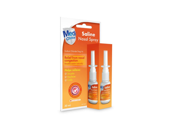 MediChoice Nasal Saline Spray 1 Pack