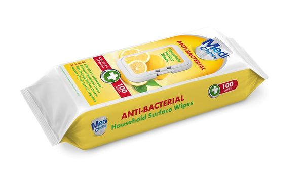 MediChoice Anti-Bacterial Wipes 100 Pack