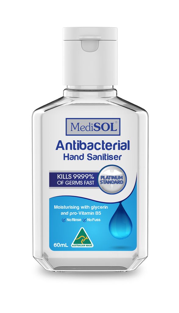 MediSOL Anti-Bacterial Hand Sanitiser 60ml