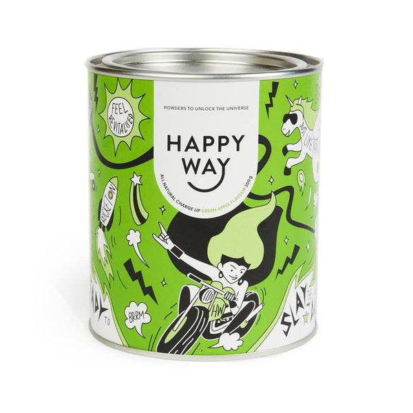 HAPPY WAY Charge Up Green Apple 300g