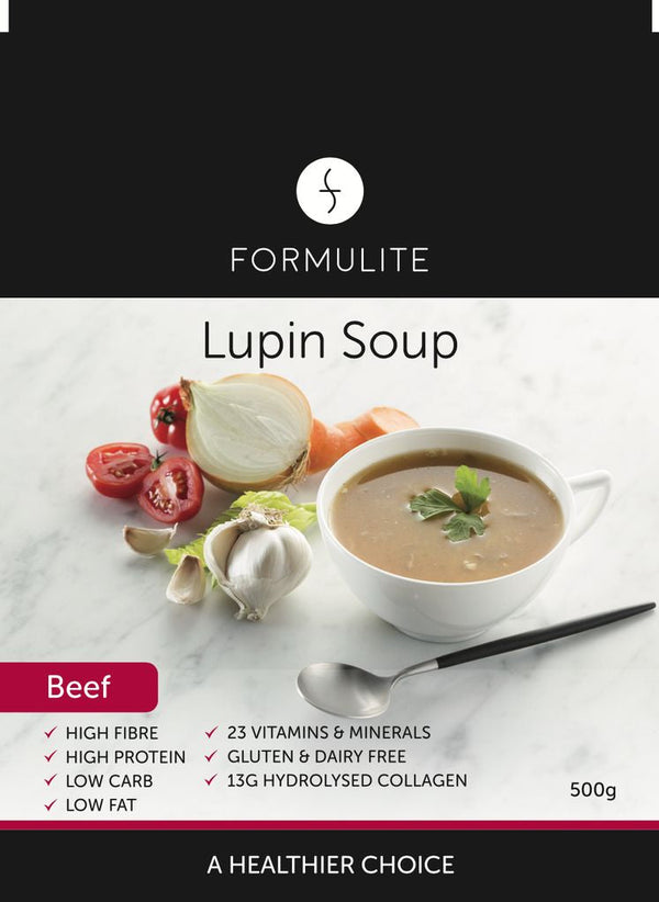 Formulite Lupin Soup Box Beef Flavour