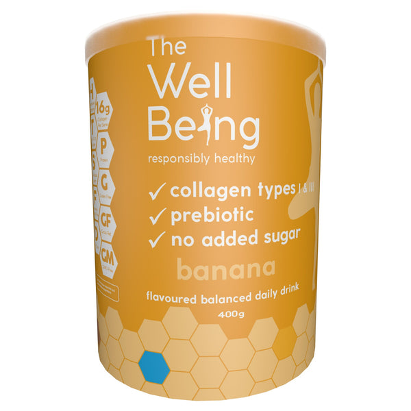 The WellBeing Collagen Beverage - Banana 400g